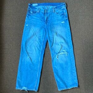 Gap wide leg, low rise jeans, size 32